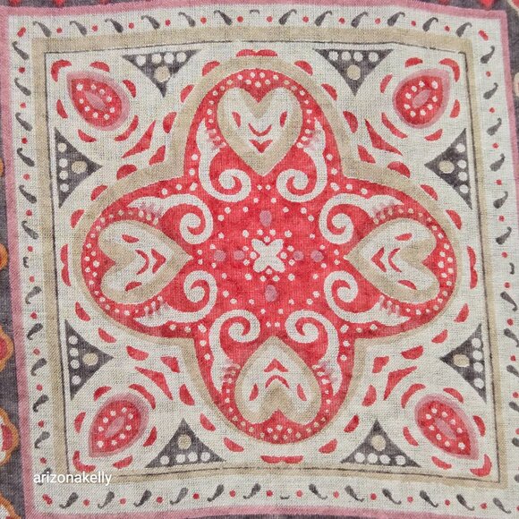 Johnny Was Silk Scarf #6 - Picture 5 of 7